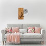 Wallity Rose Love - 370 Escultura de pared en Nogal y Negro
